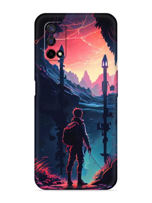 Cgs Artwork Embossed Soft Silicone Case for Realme Narzo 30 Pro (5G) Zapvi