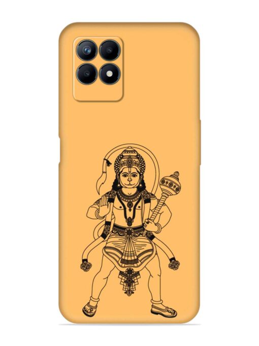 Indian God Hanuman Embossed Soft Silicone Case for Realme Narzo 50 (4G) Zapvi