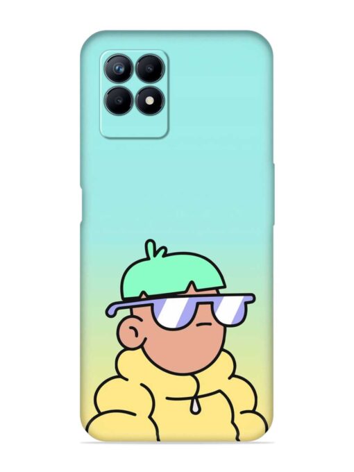 Doodles Cool Character Embossed Soft Silicone Case for Realme Narzo 50 (4G) Zapvi