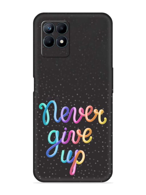 Colorful Stylized Rainbow Embossed Soft Silicone Case for Realme Narzo 50 (4G) Zapvi