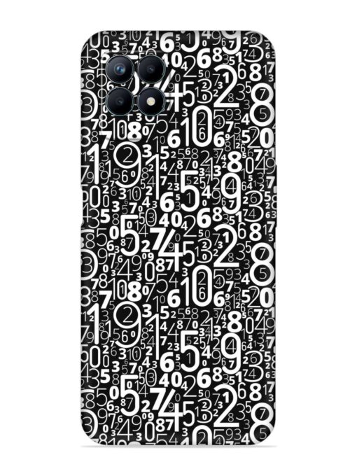 Many Numbers Different Embossed Soft Silicone Case for Realme Narzo 50 (4G) Zapvi