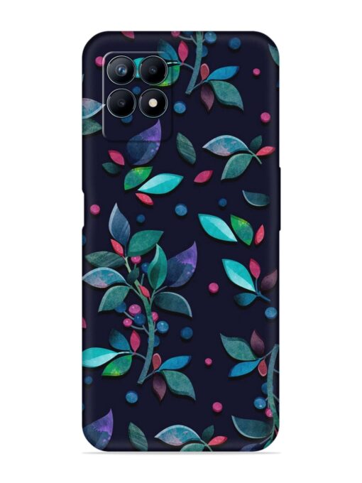 Decorative Watercolor Flower Embossed Soft Silicone Case for Realme Narzo 50 (4G) Zapvi