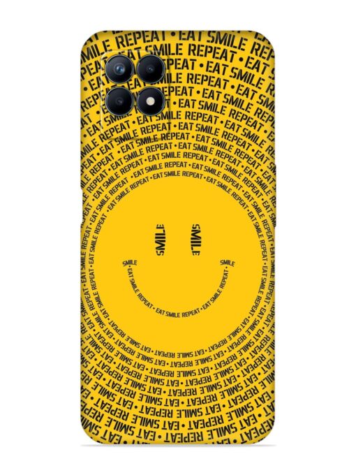 Smiley Embossed Soft Silicone Case for Realme Narzo 50 (4G) Zapvi