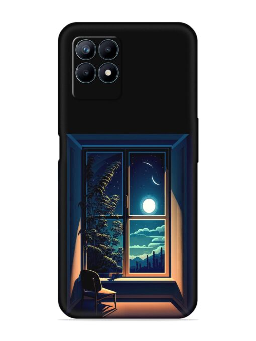 Night View At Window Embossed Soft Silicone Case for Realme Narzo 50 (4G) Zapvi