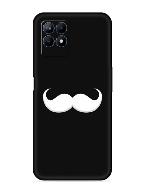 Mustache Vector Embossed Soft Silicone Case for Realme Narzo 50 (4G) Zapvi