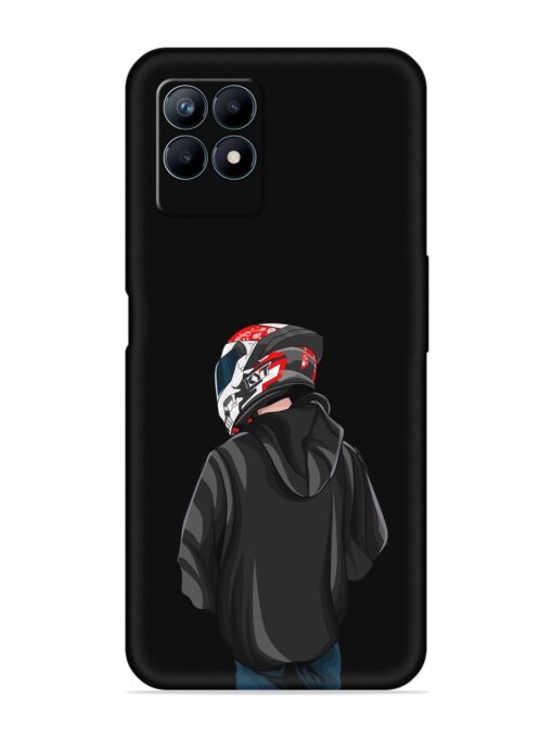 Motorcycle Rider Embossed Soft Silicone Case for Realme Narzo 50 (4G) Zapvi