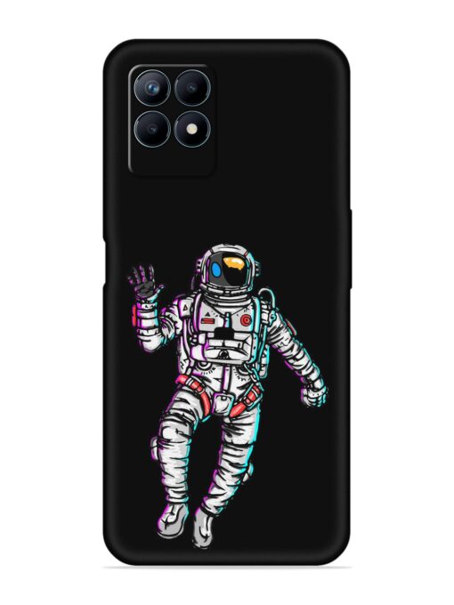 Spaceman Embossed Soft Silicone Case for Realme Narzo 50 (4G) Zapvi