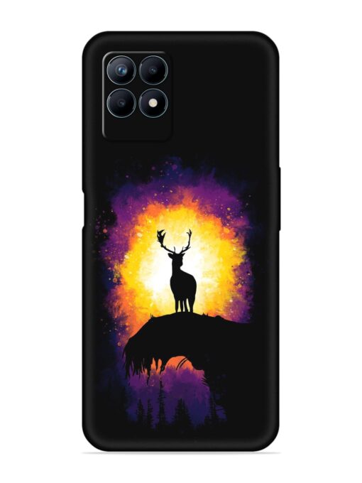 Elk Animal Art Embossed Soft Silicone Case for Realme Narzo 50 (4G) Zapvi