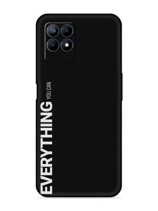 Everything You Can Embossed Soft Silicone Case for Realme Narzo 50 (4G) Zapvi