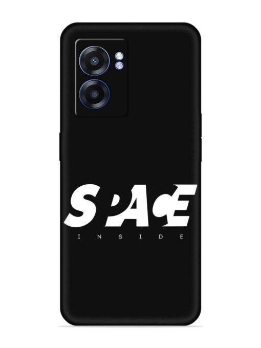 Space Typography Art Embossed Soft Silicone Case for Realme Narzo 50 (5G) Zapvi