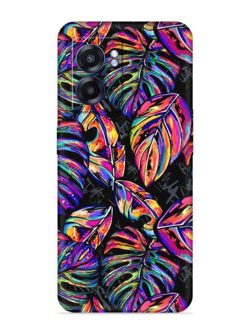 Tropical Seamless Vector Embossed Soft Silicone Case for Realme Narzo 50 (5G) Zapvi