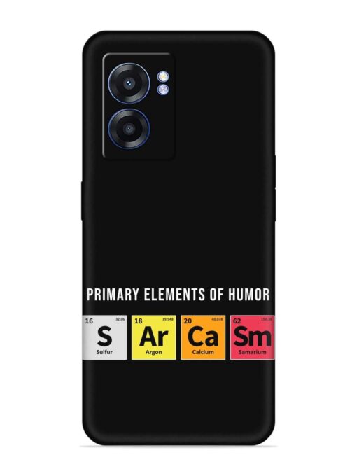 Primary Elements Humor Embossed Soft Silicone Case for Realme Narzo 50 (5G) Zapvi