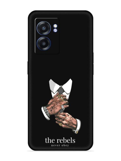 Rebels Slogan Man Embossed Soft Silicone Case for Realme Narzo 50 (5G) Zapvi