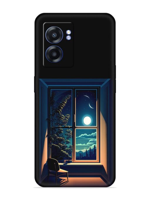 Night View At Window Embossed Soft Silicone Case for Realme Narzo 50 (5G) Zapvi