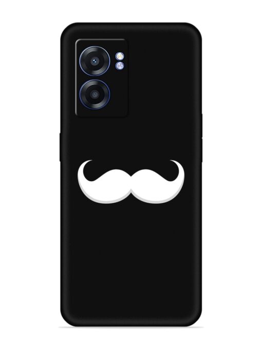 Mustache Vector Embossed Soft Silicone Case for Realme Narzo 50 (5G) Zapvi