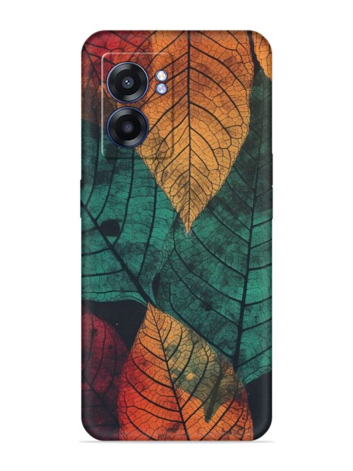 Leaves Artwork Embossed Soft Silicone Case for Realme Narzo 50 (5G) Zapvi