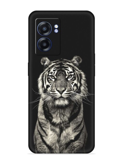 Tiger Art Embossed Soft Silicone Case for Realme Narzo 50 (5G) Zapvi