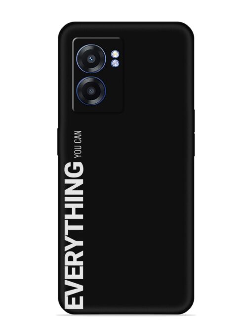 Everything You Can Embossed Soft Silicone Case for Realme Narzo 50 (5G) Zapvi