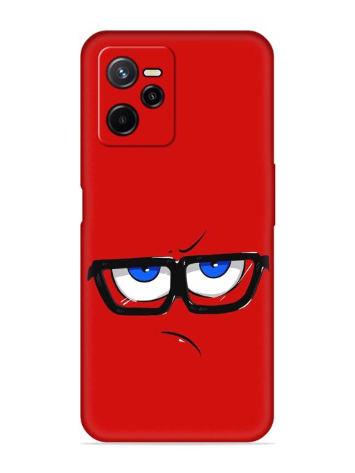 Rad Angry Face Embossed Soft Silicone Case for Realme Narzo 50A Prime Zapvi