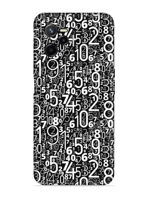 Many Numbers Different Embossed Soft Silicone Case for Realme Narzo 50A Prime Zapvi