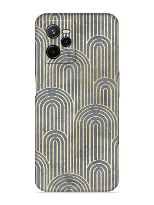 Art Deco Style Embossed Soft Silicone Case for Realme Narzo 50A Prime Zapvi