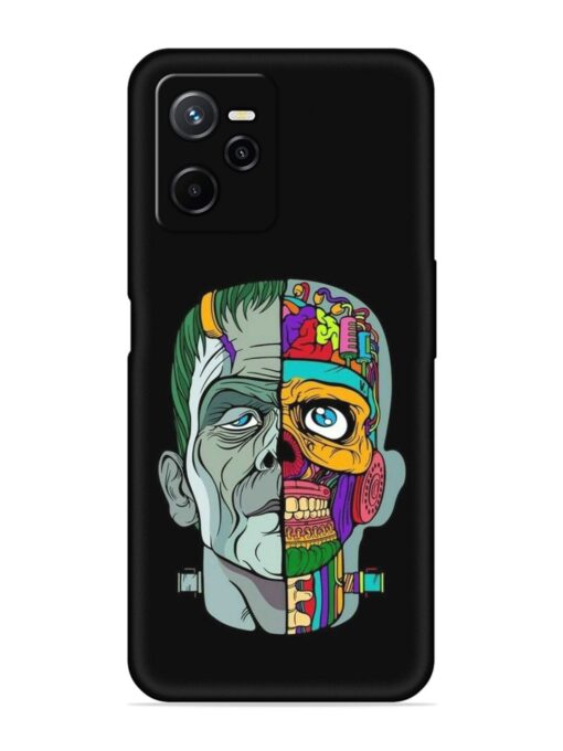 Men Vs Skull Embossed Soft Silicone Case for Realme Narzo 50A Prime Zapvi