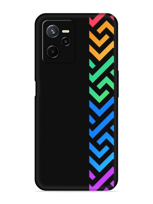 Colorshape Stripes Embossed Soft Silicone Case for Realme Narzo 50A Prime Zapvi