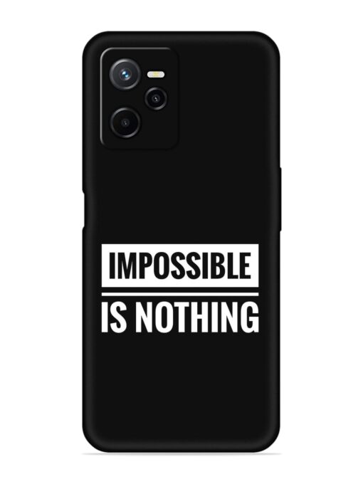 Impossible Is Nothing Embossed Soft Silicone Case for Realme Narzo 50A Prime Zapvi