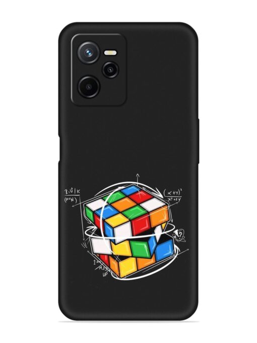 Cubik Vector Embossed Soft Silicone Case for Realme Narzo 50A Prime Zapvi