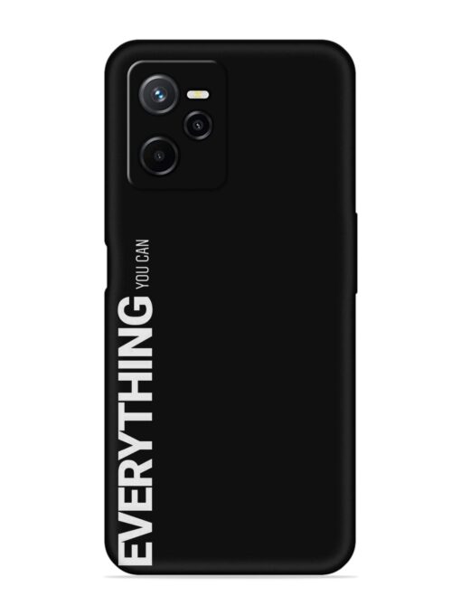 Everything You Can Embossed Soft Silicone Case for Realme Narzo 50A Prime Zapvi