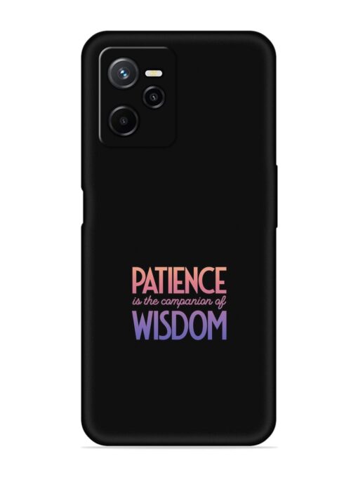 Patience Is The Embossed Soft Silicone Case for Realme Narzo 50A Prime Zapvi