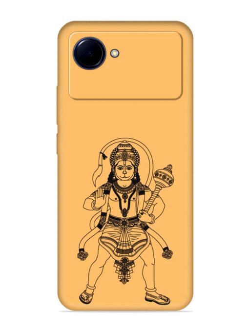 Indian God Hanuman Embossed Soft Silicone Case for Realme Narzo 50I Prime Zapvi