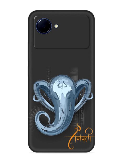 Illustration Lord Ganpati Embossed Soft Silicone Case for Realme Narzo 50I Prime Zapvi