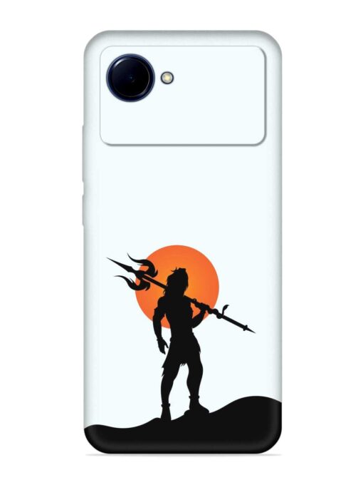 Lord Mahadev Trendy Embossed Soft Silicone Case for Realme Narzo 50I Prime Zapvi