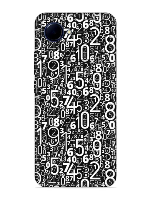 Many Numbers Different Embossed Soft Silicone Case for Realme Narzo 50I Prime Zapvi