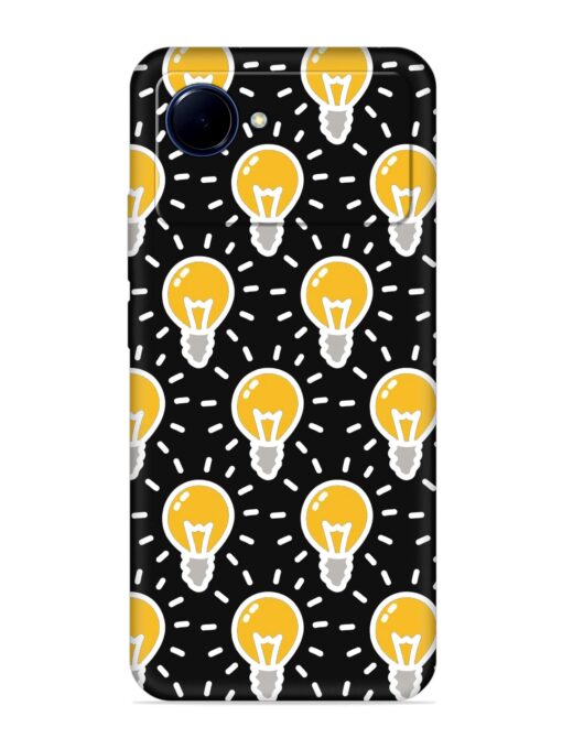 Light Bulb Seamless Embossed Soft Silicone Case for Realme Narzo 50I Prime Zapvi