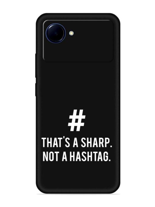 Thats Sharp Not Embossed Soft Silicone Case for Realme Narzo 50I Prime Zapvi