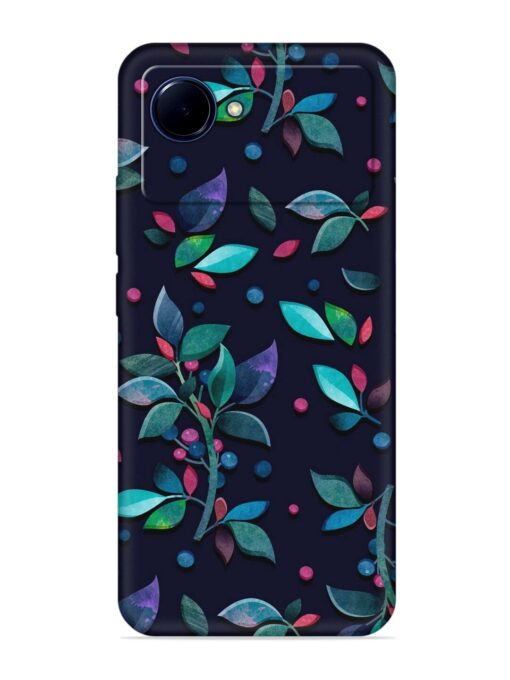 Decorative Watercolor Flower Embossed Soft Silicone Case for Realme Narzo 50I Prime Zapvi