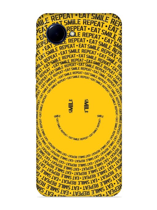 Smiley Embossed Soft Silicone Case for Realme Narzo 50I Prime Zapvi