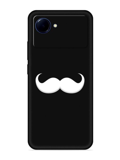 Mustache Vector Embossed Soft Silicone Case for Realme Narzo 50I Prime Zapvi