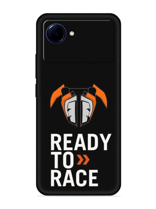 Ready To Race Embossed Soft Silicone Case for Realme Narzo 50I Prime Zapvi