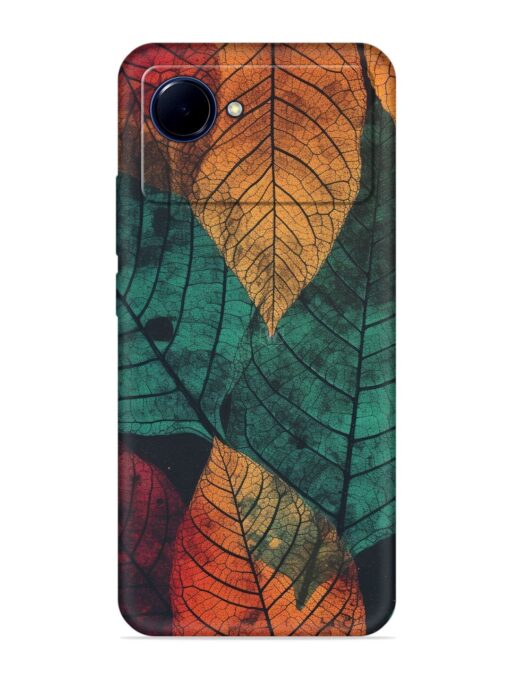 Leaves Artwork Embossed Soft Silicone Case for Realme Narzo 50I Prime Zapvi