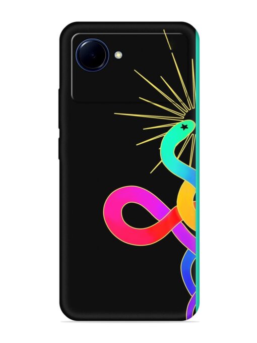 Art Geometric Abstraction Embossed Soft Silicone Case for Realme Narzo 50I Prime Zapvi