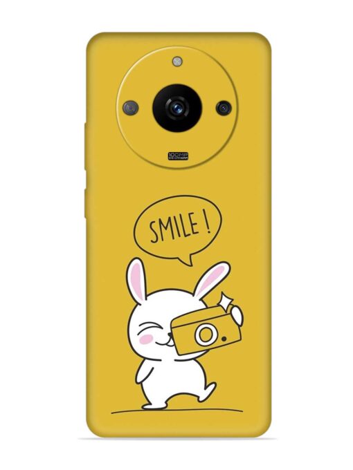 Hey Smile Please Embossed Soft Silicone Case for Realme Narzo 60 Pro (5G) Zapvi