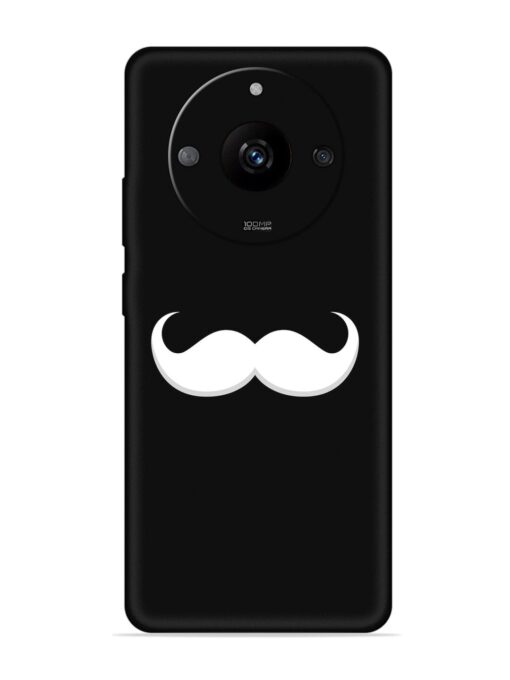 Mustache Vector Embossed Soft Silicone Case for Realme Narzo 60 Pro (5G) Zapvi