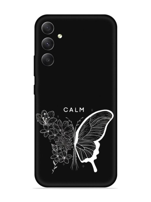 Calm Embossed Soft Silicone Case for Samsung Galaxy A34 (5G) Zapvi