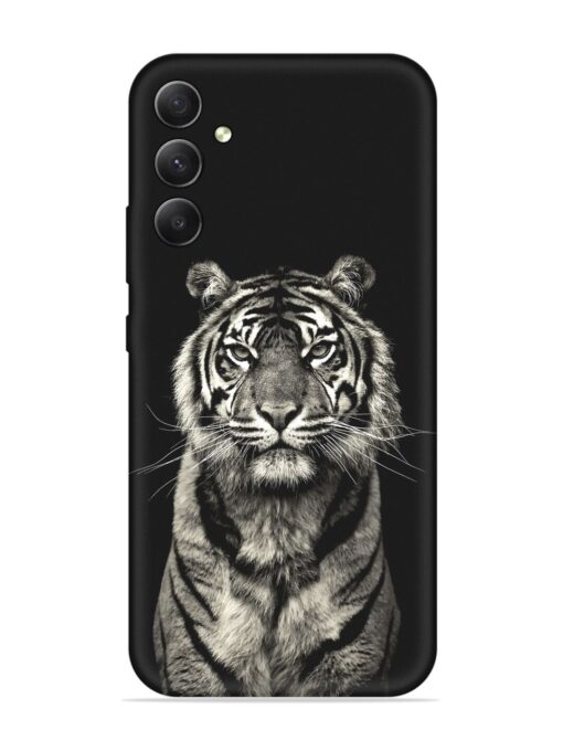 Tiger Art Embossed Soft Silicone Case for Samsung Galaxy A34 (5G) Zapvi