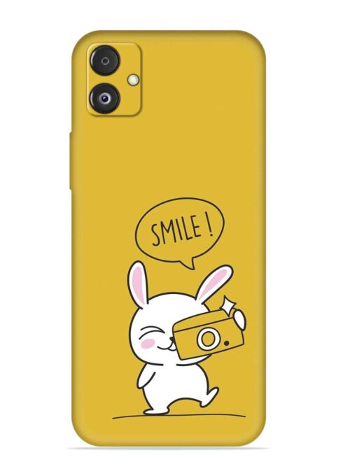 Hey Smile Please Embossed Soft Silicone Case for Samsung Galaxy F14 (5G) Zapvi