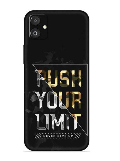 Push Your Limits Embossed Soft Silicone Case for Samsung Galaxy F14 (5G) Zapvi