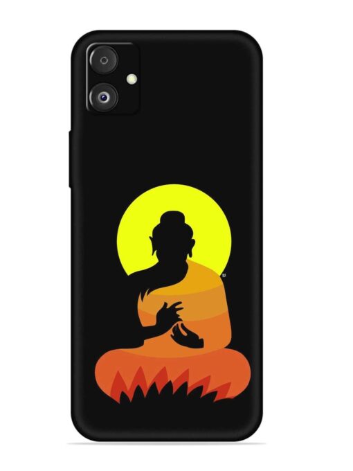 Buddha Art Black Embossed Soft Silicone Case for Samsung Galaxy F14 (5G) Zapvi